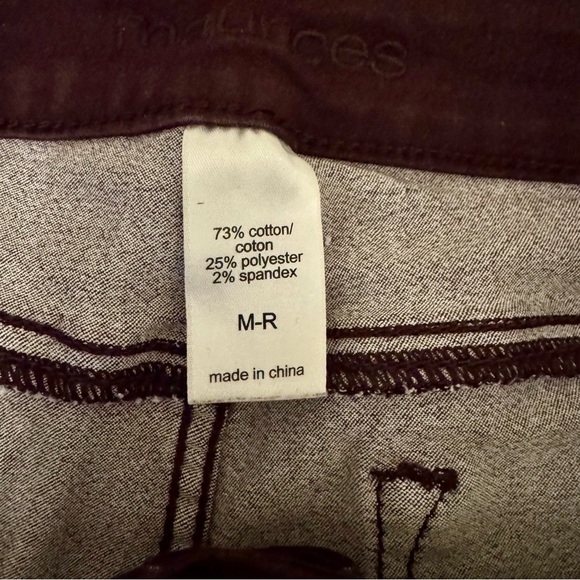 Maurices Burgundy Skinny Jeans – Size M-R - Picture 3 of 4